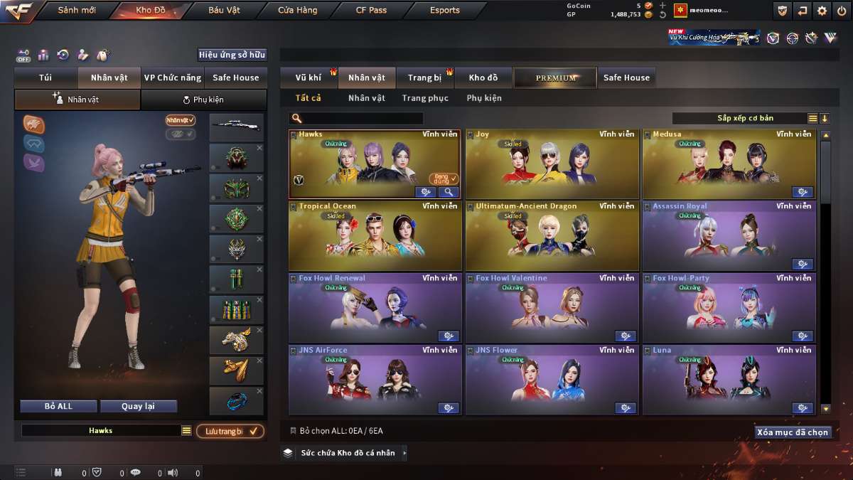 shop acc cf uy tin gia re